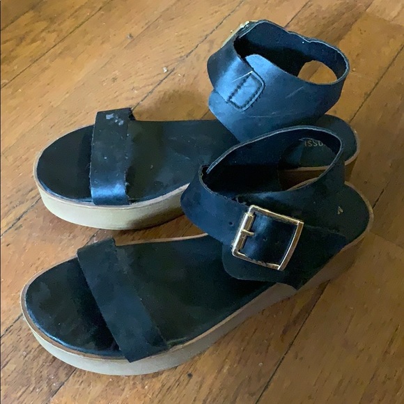 black platform sandals target